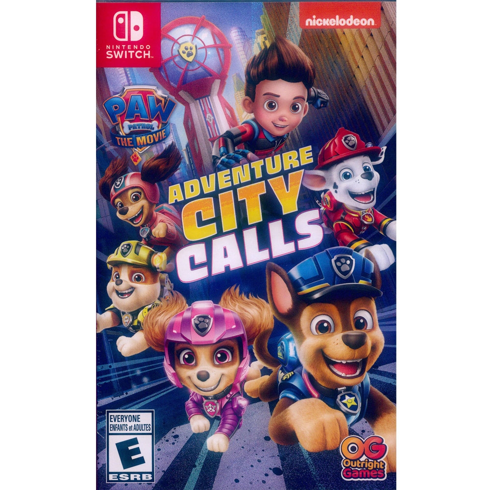 汪汪隊立大功：電影版 冒險城的呼喚 PAW Patrol The Movie: Adventure City Calls - NS Switch 英日文美版