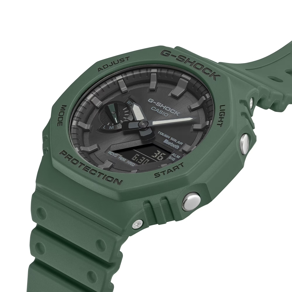 CASIO卡西歐八角藍芽連線G-SHOCK雙顯錶(GA-B2100-3A) | G-SHOCK