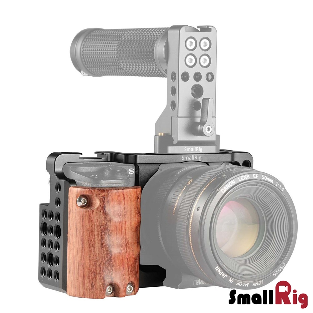 SmallRig 2082 專用相機承架(木質手柄)│for A6000/A6300 系列