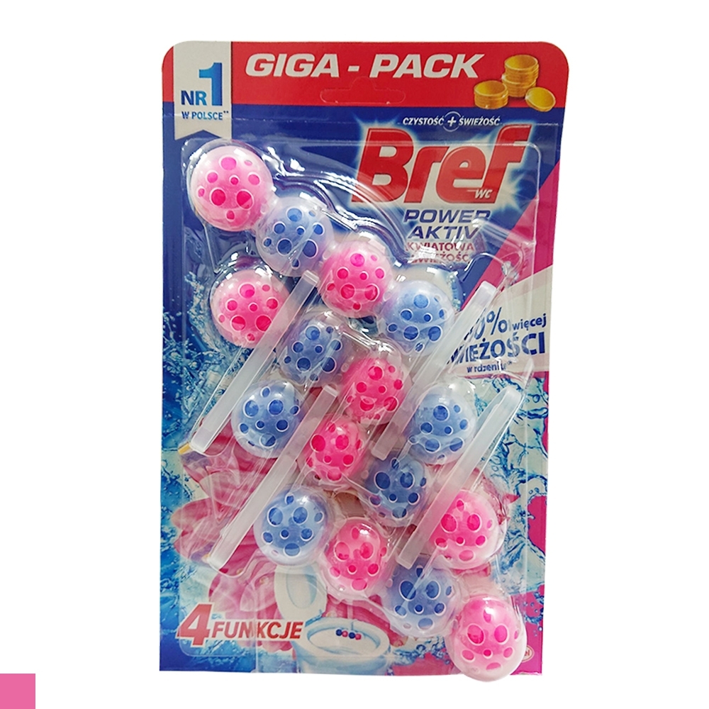 德國 Bref 馬桶芳香 清潔球 (花香風味) 4入組 50g