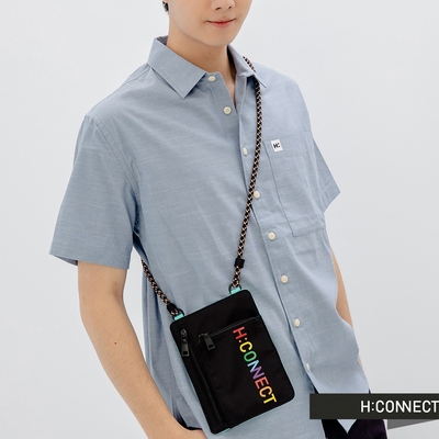 H:CONNECT 韓國品牌 配件 -彩色logo字樣隨身拉鍊小包