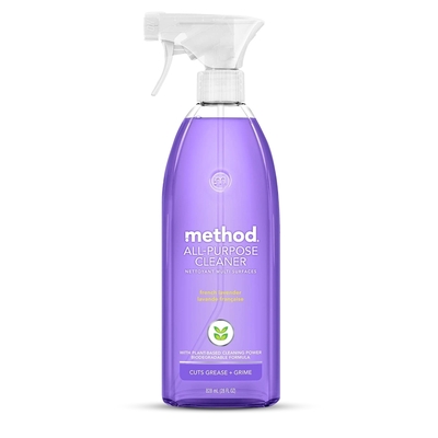 Method 美則 全效多功能清潔劑 – 法式薰衣草 828ml (廚房爐具 微波爐 衛浴 時髦媽媽首選)