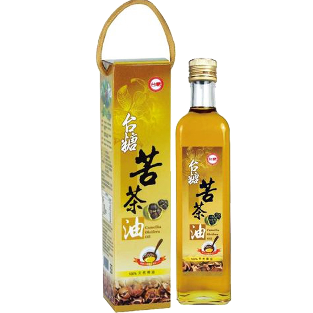 台糖 苦茶油6瓶(500ml/瓶)油質穩定低油煙