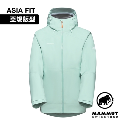 【Mammut 長毛象】Convey Tour HS Hooded Jacket AF GTX防水連帽外套 女款 薄荷綠 #1010-28801