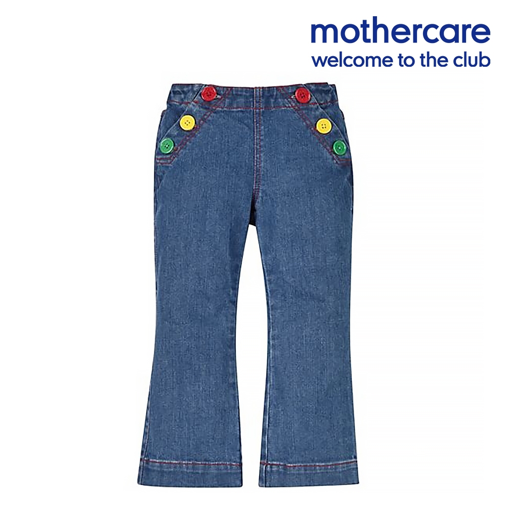 mothercare 專櫃童裝 彩色繽紛鈕扣牛仔褲 (3-7歲)
