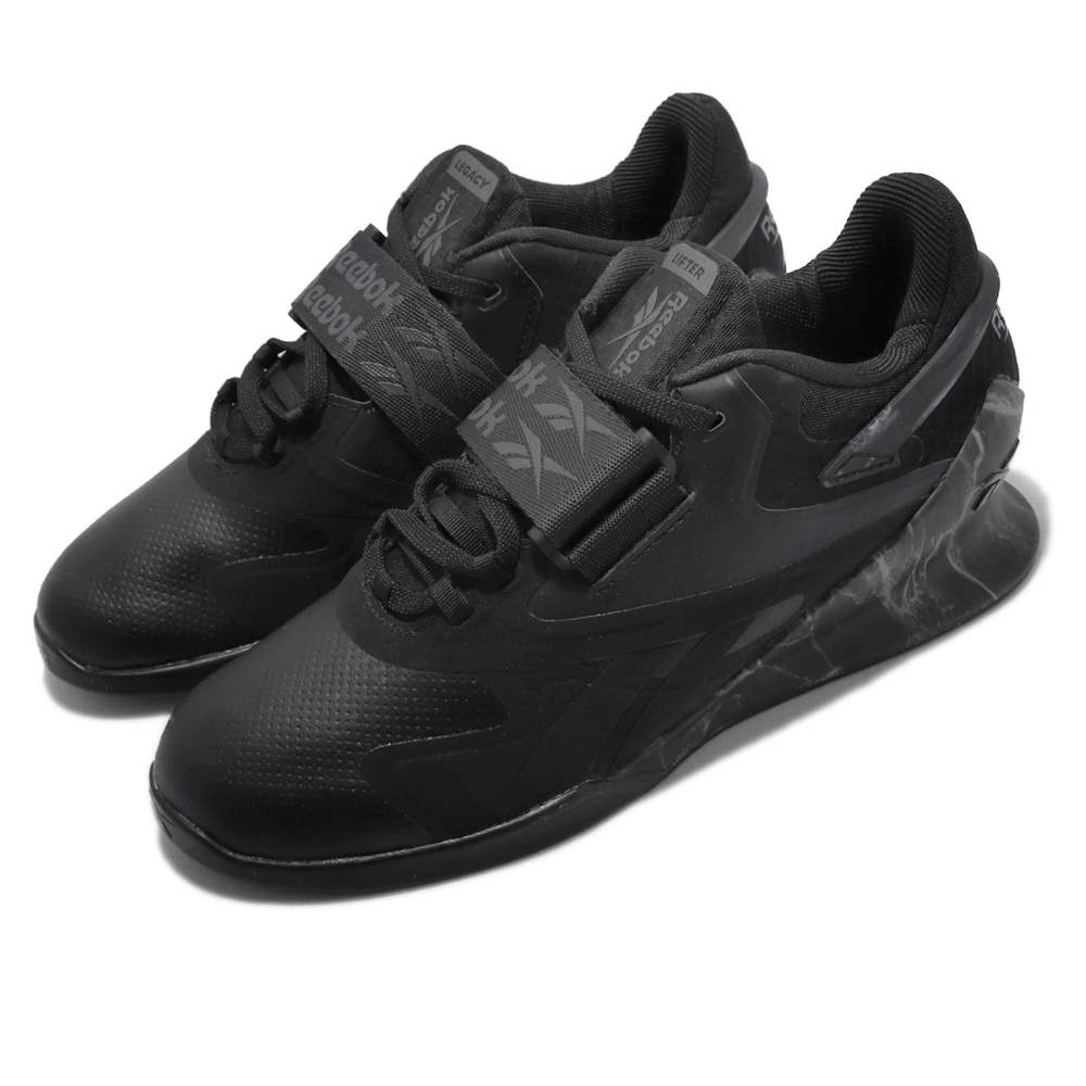 Reebok 訓練鞋 Legacy Lifter II 運動 男鞋 健身房 重量訓練 支撐 穩定 包覆 黑 灰 H02843
