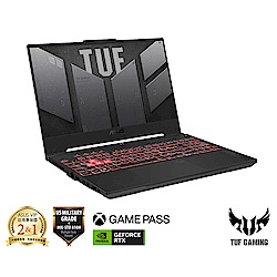 ASUS FA507NV 15.6吋電競筆電 (R5-7535HS/RTX4060/16G/512G/御鐵灰/TUF Gaming A15)