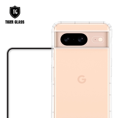 T.G Google Pixel 8 手機保護超值2件組(透明空壓殼+鋼化膜)