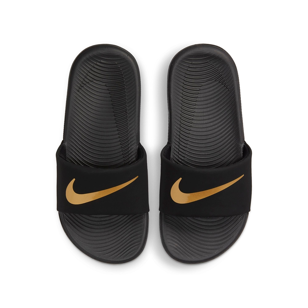 NIKE  拖鞋 大童 運動 KAWA SLIDE GS/PS 黑金 819352-003