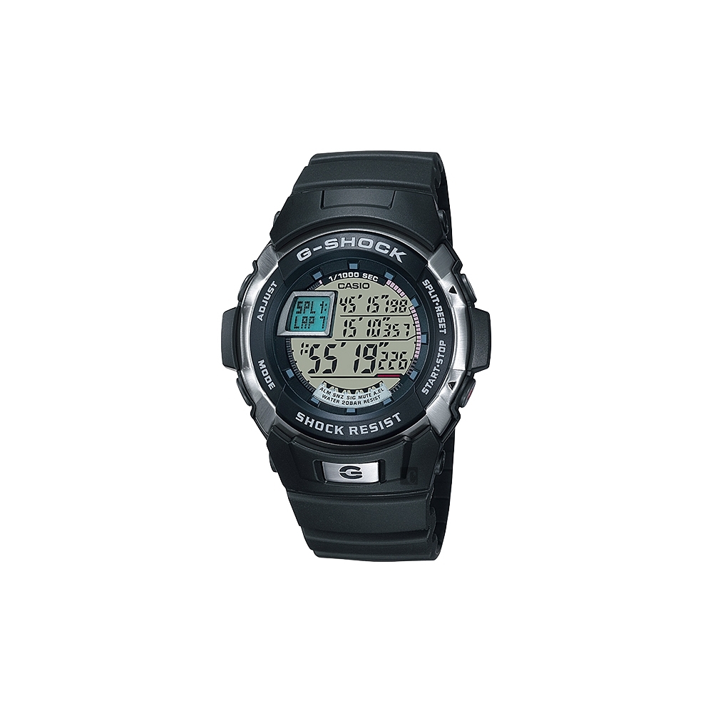 CASIO 卡西歐 G-SHOCK 極限賽車手錶-黑(G-7700-1)