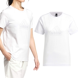 Adidas Tech Bos Tee 女款 淺灰色 上衣 T恤 運動 訓練 休閒 棉質 日常 短袖 IM8838