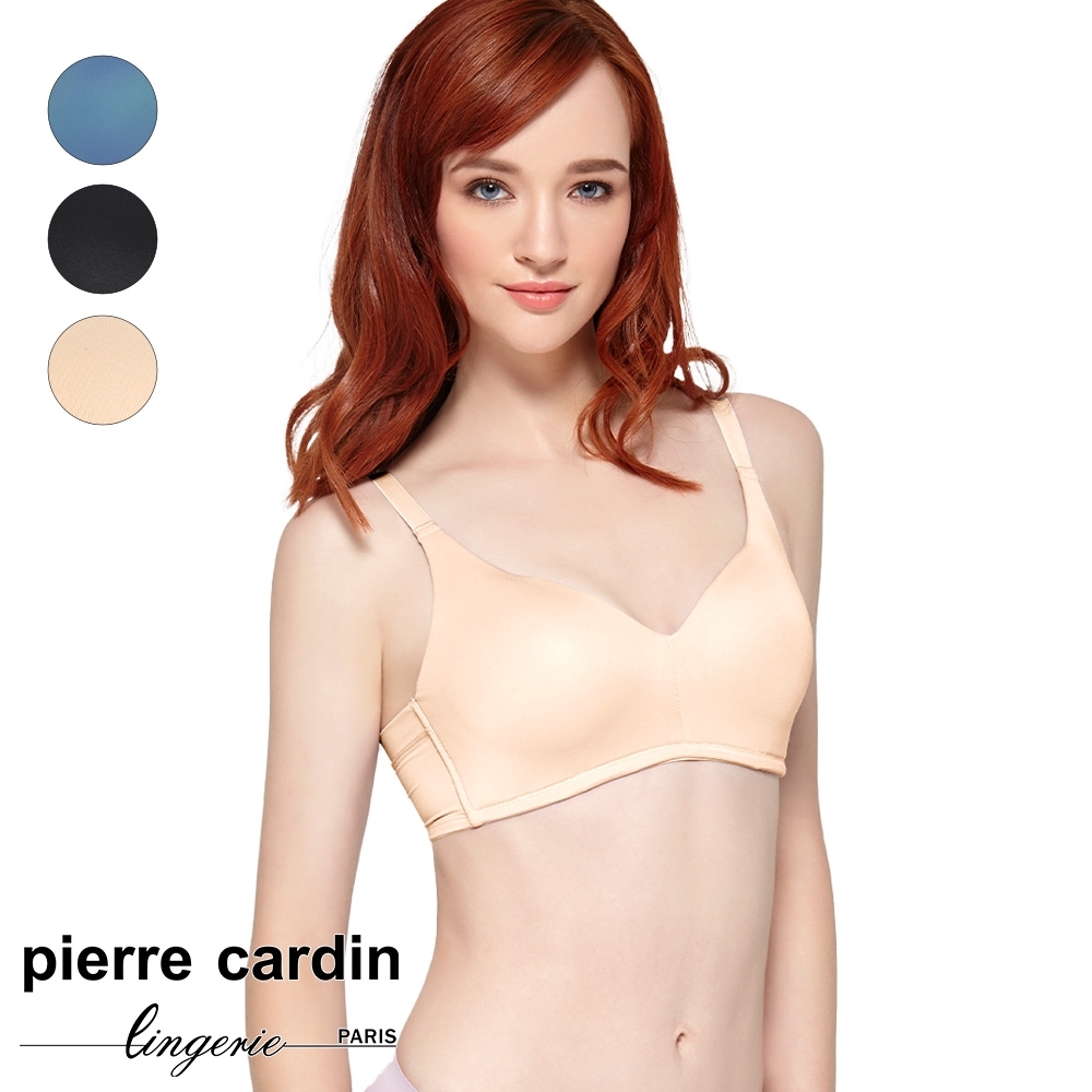 【pierre cardin 皮爾卡登女性內衣】高脊心舒適無鋼圈內衣-膚