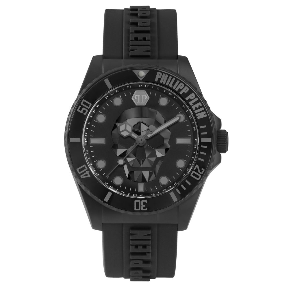 PHILIPP PLEIN THE $KULL Diver 骷髏潛水錶 黑 PWOAA0422_44mm