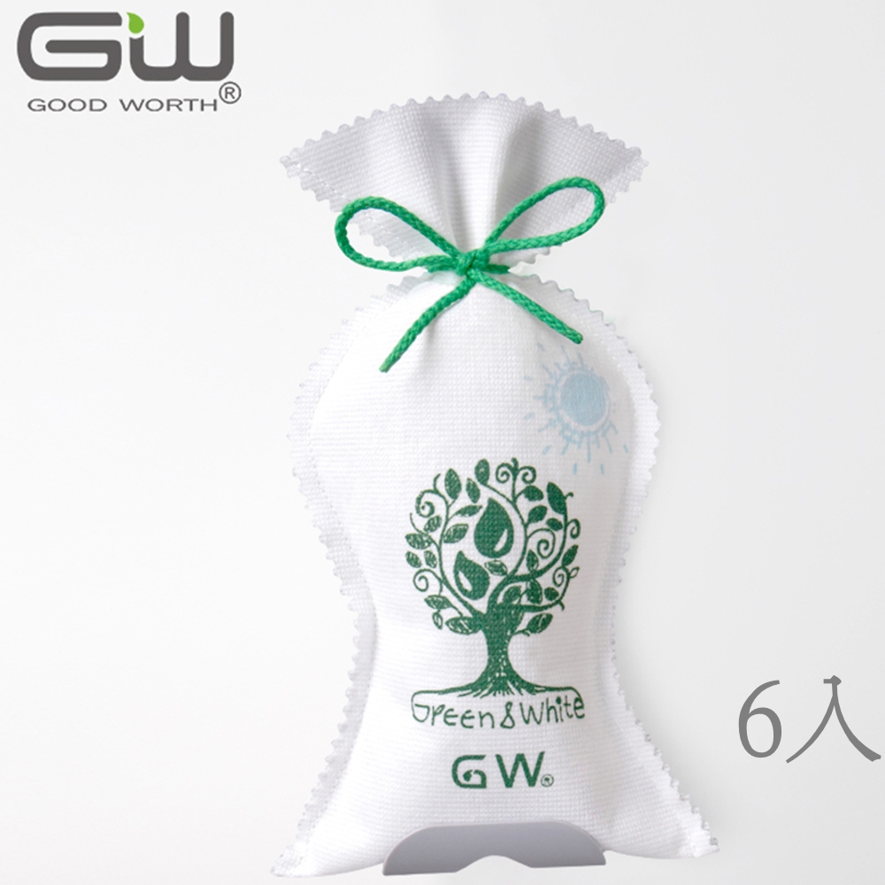 GW水玻璃 分離式熱風除濕袋除濕機 6入組 不含還原座