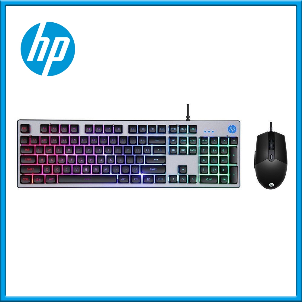 HP 惠普 KM300F 有線電競鍵盤滑鼠組