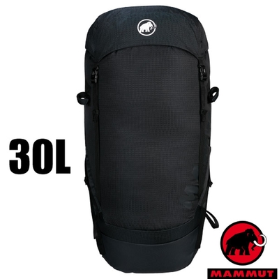 MAMMUT Ducan 超輕量XD減震透氣登山健行背包 30L_黑