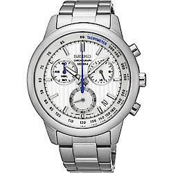 SEIKO CS線條時尚計時腕錶 /8T68-00A0S/SSB203P1