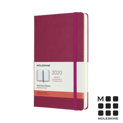 MOLESKINE 2020經典手帳日記12M(L型) -桃紅