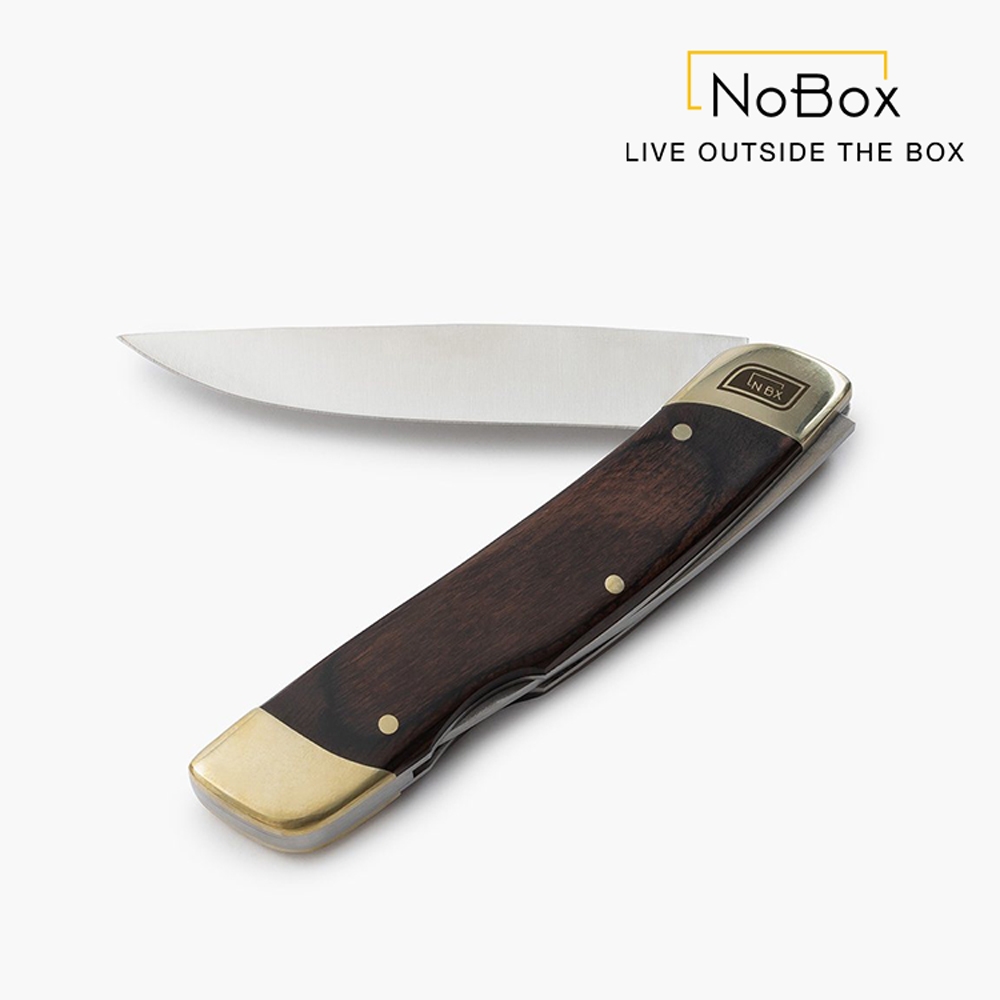 NoBox 01-0005 單刃口袋刀 Single Blade Pocket Knife 原木色