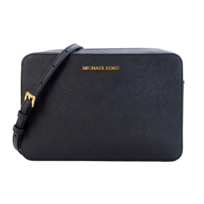 MICHAEL KORS JET SET ITEM防刮斜背包(大/黑)