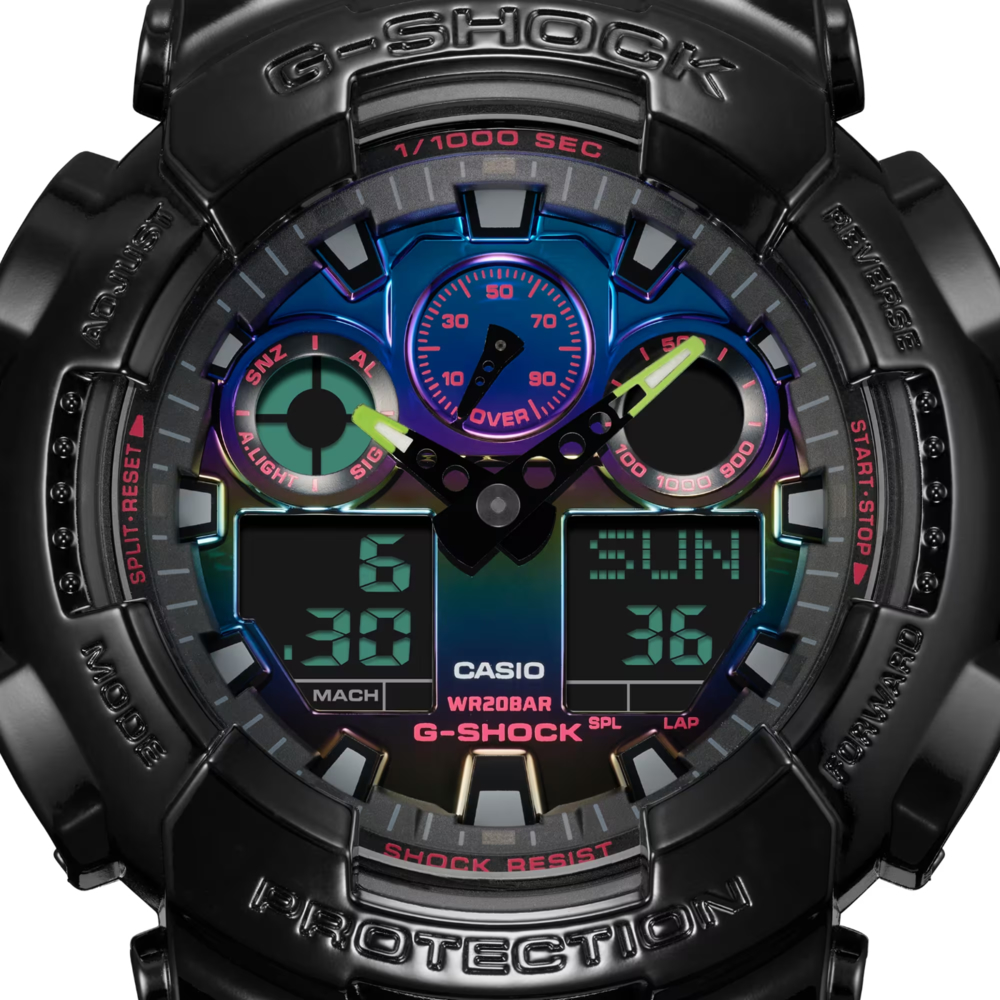 G-SHOCK GA-100BL電池新品-