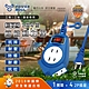【POWER BULL動力公牛】PB-914-15 1切4插節能動力線/延長線/藍色/15米 product thumbnail 1