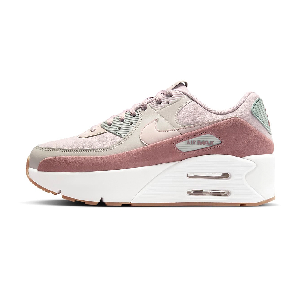 Nike Air Max 90 LV8 女 粉 復古 氣墊 經典 運動 休閒鞋 FD4328-001