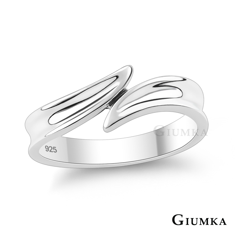 GIUMKA純銀戒指推薦925銀執子之手情侶款 寬版男戒 單個價格(MIT)