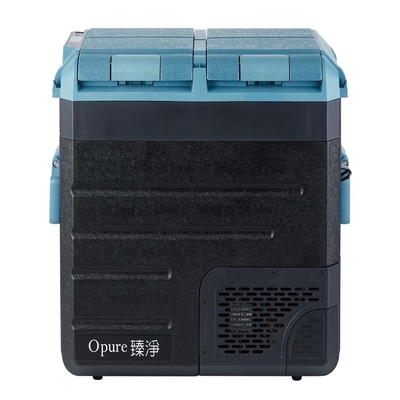 Opure臻淨 60L LG-R60 雙槽雙溫控 車/ 家兩用露營冰箱 贈變壓器