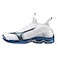 Mizuno Wave Lightning Neo 2 [V1GA220221] 男 排球鞋 運動 訓練 襪套式 白藍 product thumbnail 1