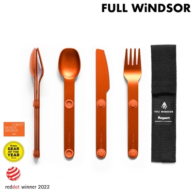 Full Windsor Magware 磁性餐具三件組 MAG-SS-ORG / 橘