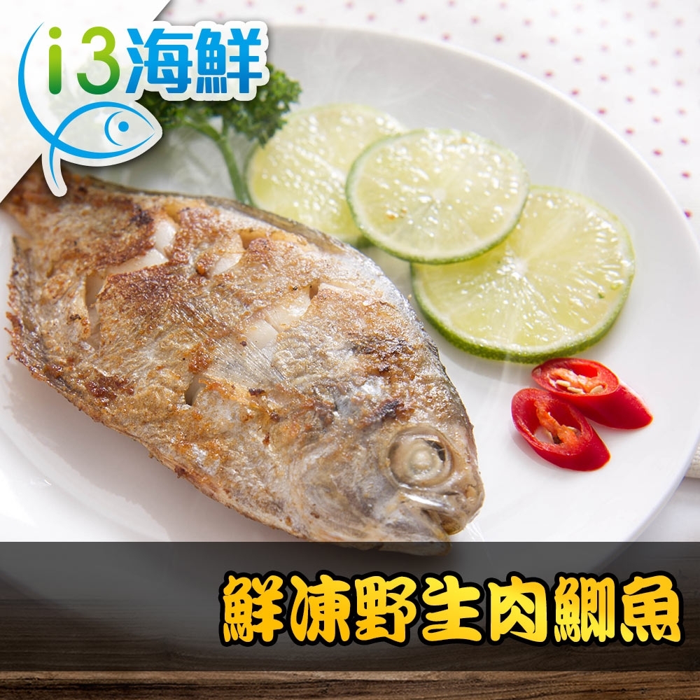 【愛上海鮮】鮮凍野生肉鯽魚9包組(500g±10%/包/四尾/包)