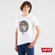 Levis 男款 短袖T恤 翻玩夏日Logo T 自然系花草印花 白 product thumbnail 1