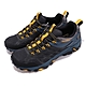 Merrell 戶外鞋 Moab FST 2 GTX 男鞋 登山 越野 防水 抗菌防臭 耐磨 黃金大底 黑 藍 ML48681 product thumbnail 2