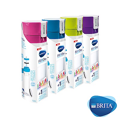 [買一送一]BRITA Fill&Go 濾水瓶600ml