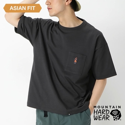 【美國 Mountain Hardwear】MHW Camp 4 SS T Men 羽絨人厚磅棉T 男款 鯊魚灰 #OE3771