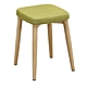 文創集 波希曼透氣棉麻布方型小椅凳二入組合(四色可選+二張椅凳組合販售出貨)-32x32x45cm免組 product thumbnail 3