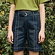 OUWEY歐薇 高腰修身短版牛仔褲(深藍色；S-L)；3242258503 product thumbnail 1