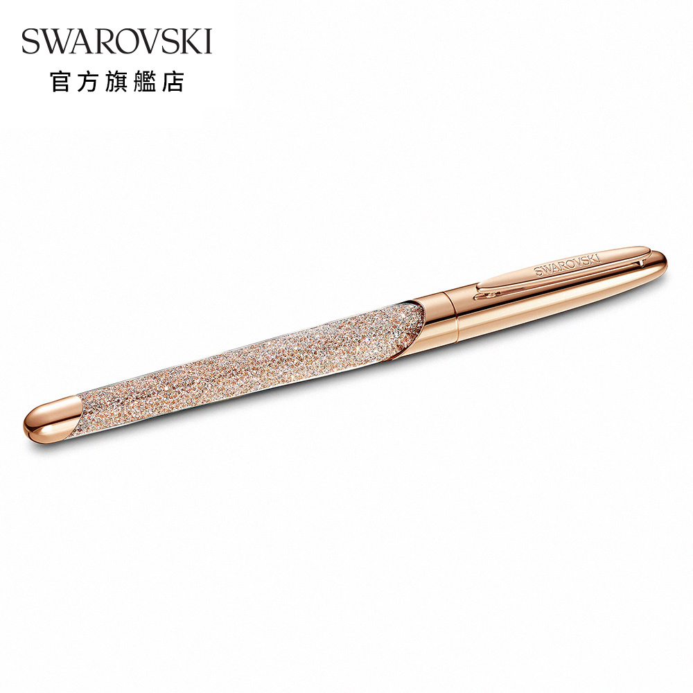 SWAROVSKI 施華洛世奇 Crystalline Nova 玫金色白水晶走珠筆