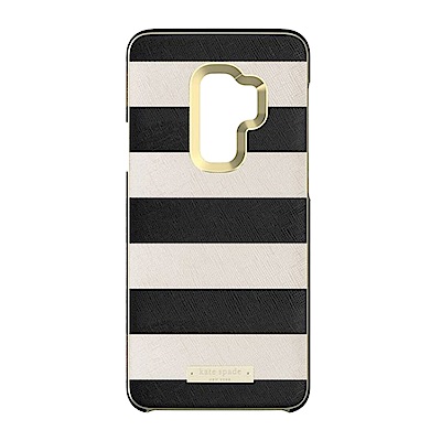 SAMSUNG Galaxy S9+ Kate Spade 原廠黑白條紋硬殼背蓋(公司貨)