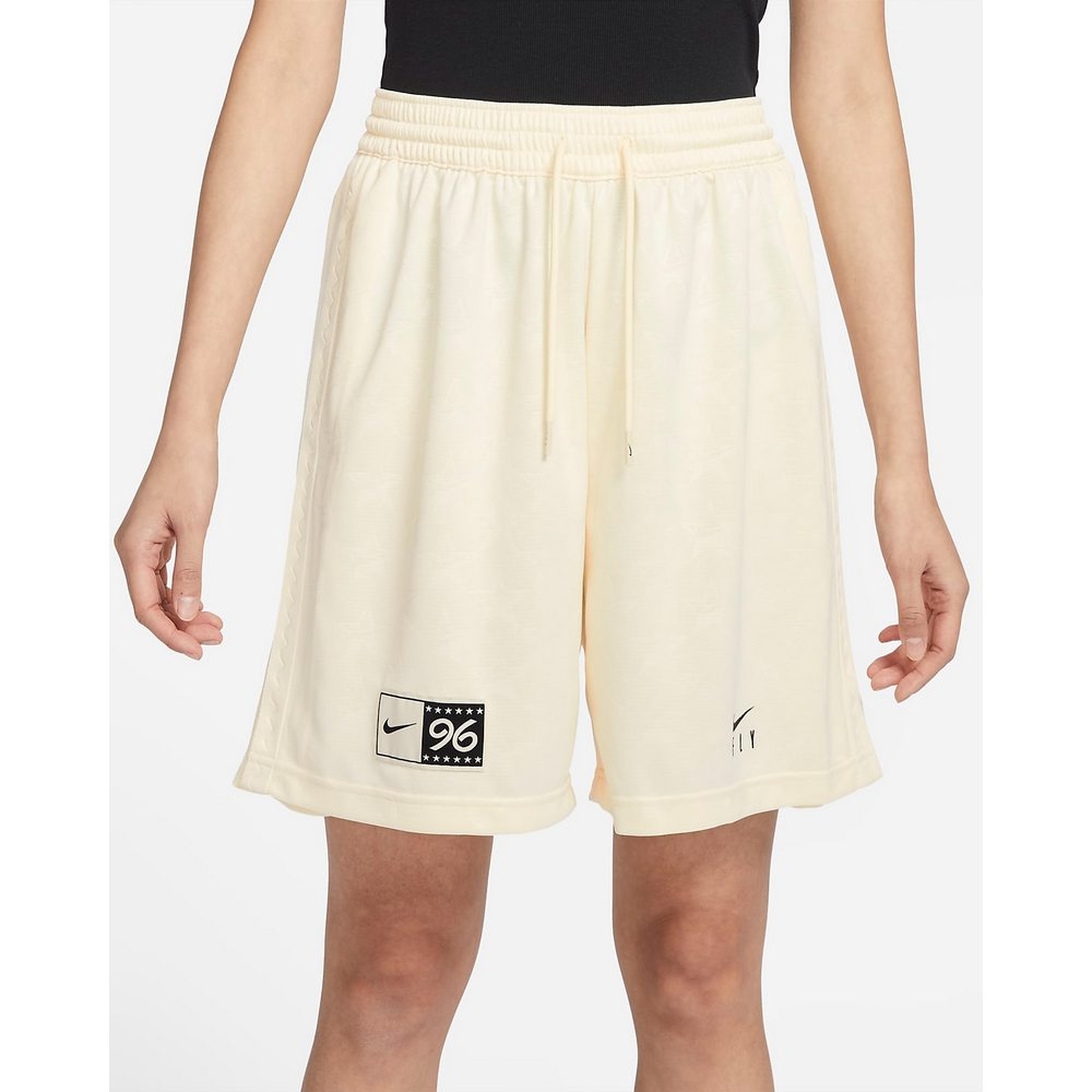 NIKE AS W NK SEASONAL SHORT 女運動短褲-米白-DX3949113