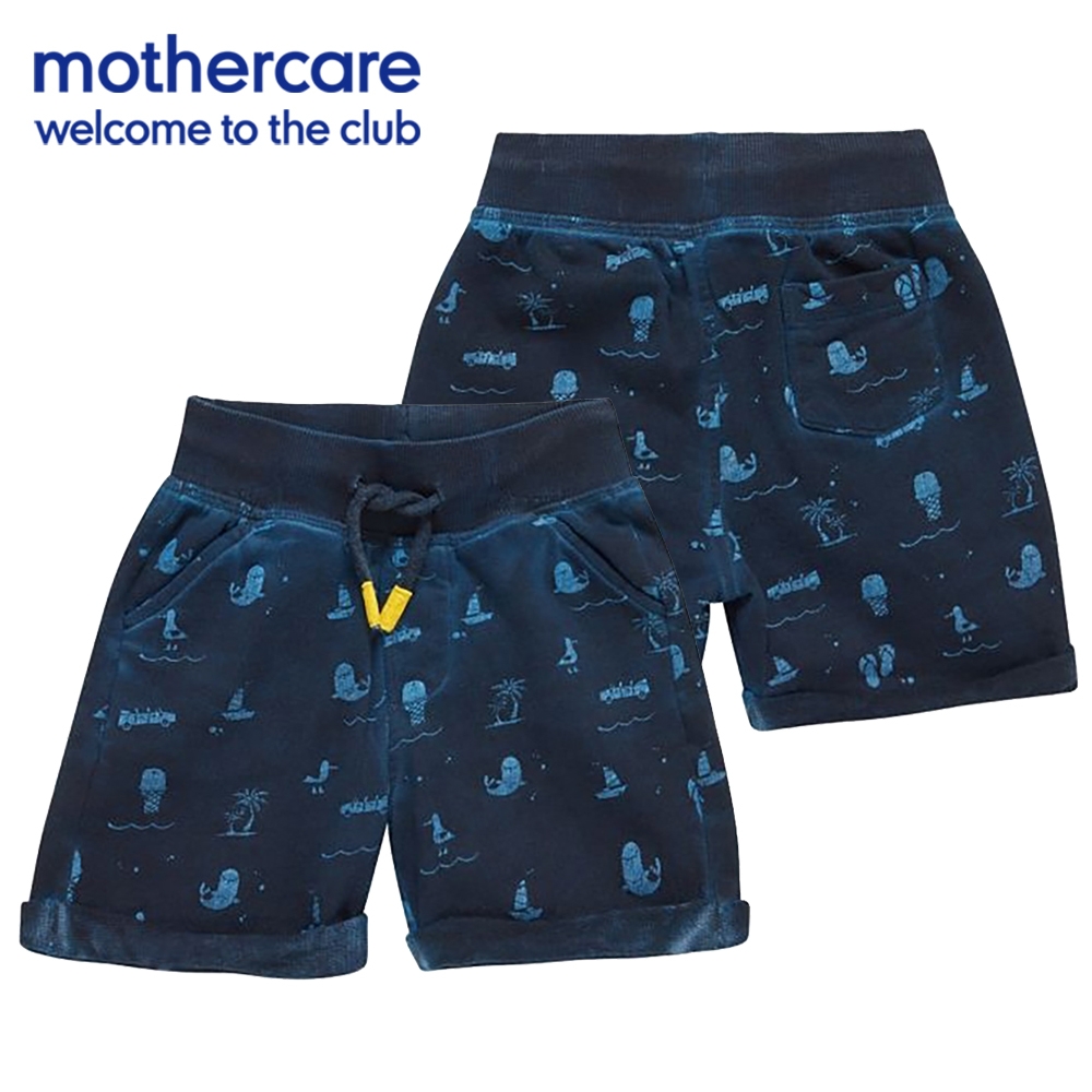 mothercare 專櫃童裝 海洋生物可愛海藍短褲 (9個月-5歲)