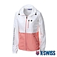 K-SWISS  UV Plus Jacket輕量抗UV防風外套-女-白/蜜桃橘 product thumbnail 1