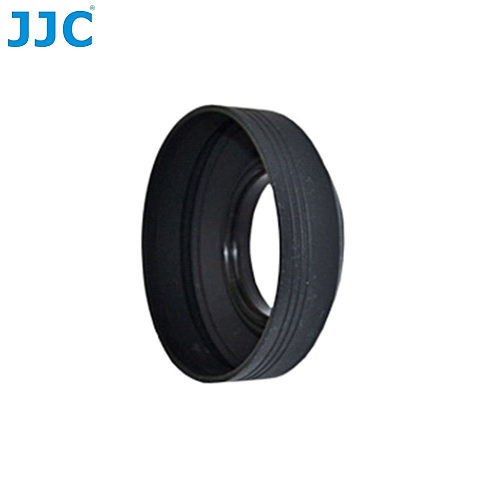 JJC橡膠三用遮光罩三折遮光罩40.5mm遮光罩LS-40.5S太陽罩(廣角標準望遠三段伸縮Lens Hood)