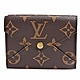 LV M81665 經典CELESTE系列Monogram印花帆布暗釦三折短夾(粉紅色) product thumbnail 1