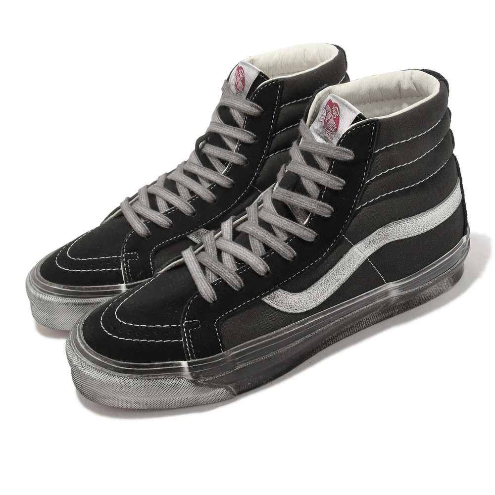 Vans 髒髒鞋 OG SK8-Hi LX Vault 男鞋 女鞋 黑 白 高筒 仿舊 休閒鞋 VN0A4BVBBA2