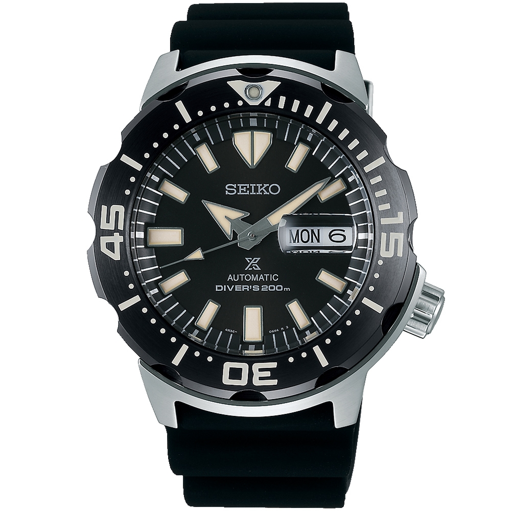 SEIKO精工 PROSPEX DIVER SCUBA 潛水機械腕錶 4R36-07B0D/SRPD27J1