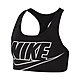 Nike Swoosh 女款 黑色 一片式 可拆 中度 支撐 運動 內衣 BV3644-010 product thumbnail 1