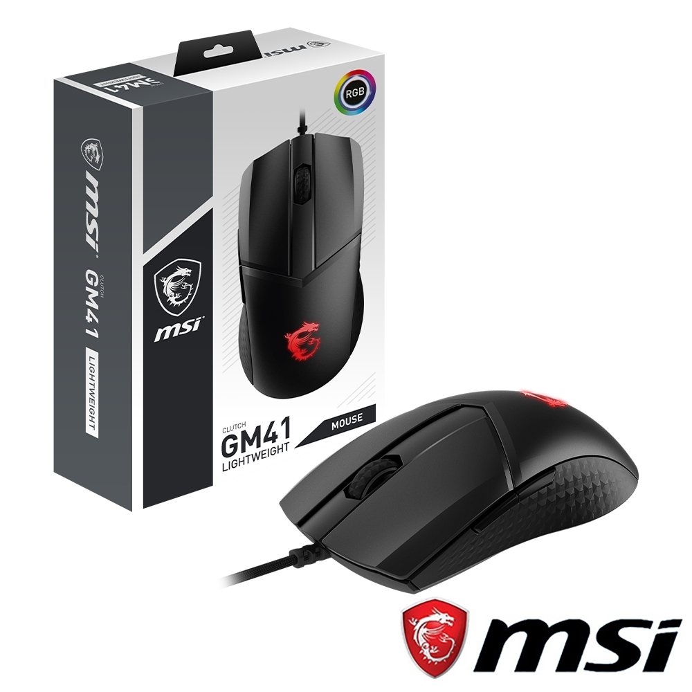 MSI Clutch GM41 LIGHTWEIGHT 電競滑鼠
