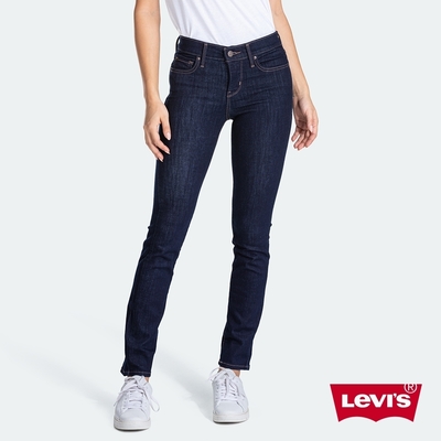 Levis 女款 312 中腰縮腹修身窄管牛仔褲 / 原色基本款 / 彈性布料